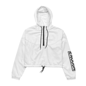 I AM ENOUGH Empowerment Women’s Cropped Windbreaker